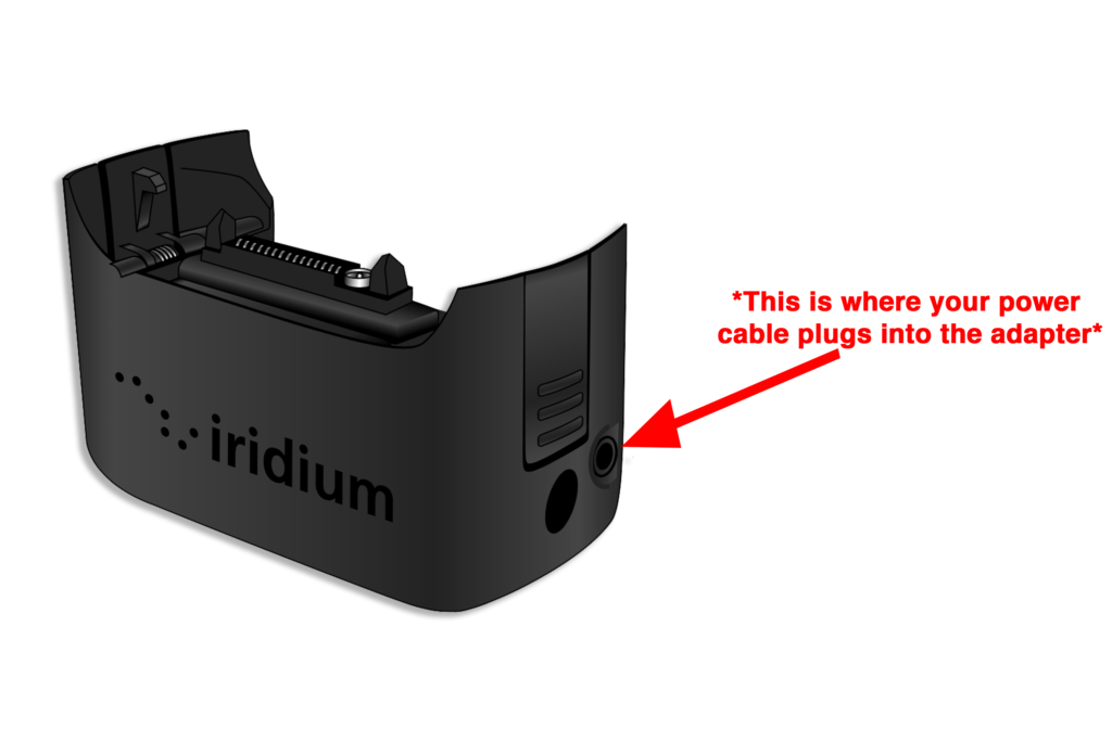 Iridium Extreme Quick Start Guide - Power Adapter Plug Installation