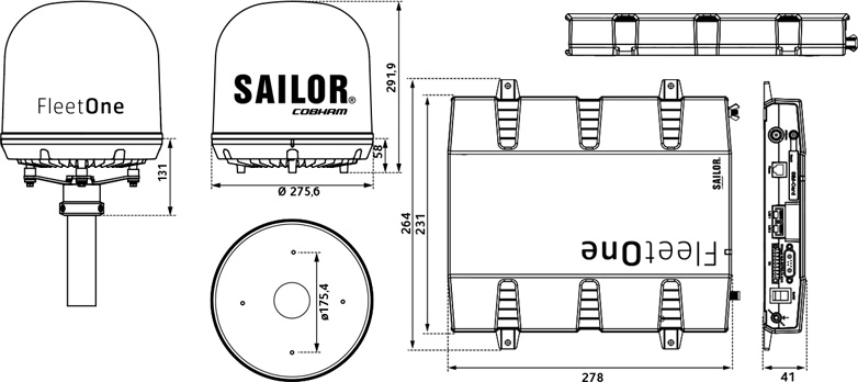 Inmarsat Sailor FleetOne Features