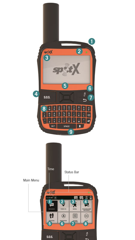 Globalstar SPOT X Quick Start Guide