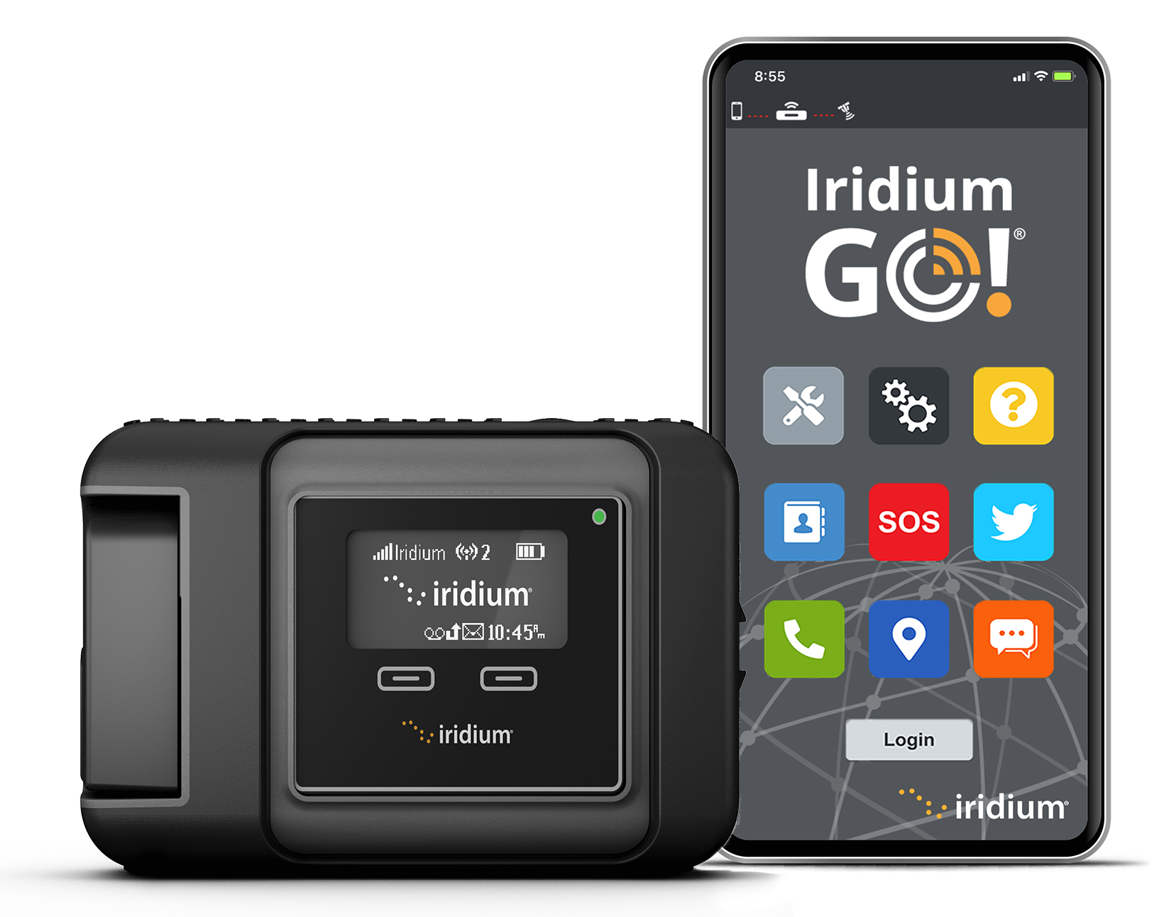 Updated Iridium GO App