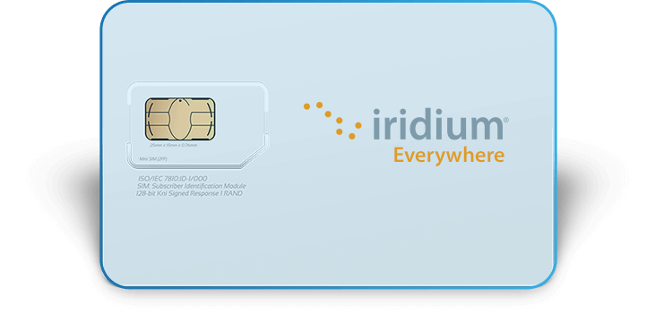 Iridium Prepaid Satellite Phone SIM Card