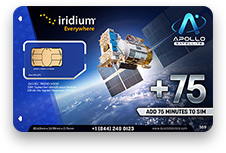 Iridium Prepaid 75 Prepaid Minutes Extension - Apollo Satellite