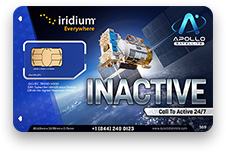 Iridium Prepaid Inactive Prepaid SIM Card - Apollo Satellite