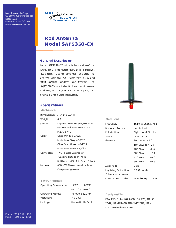 NAL-Research-SAF5350-CX-Product-Information.pdf